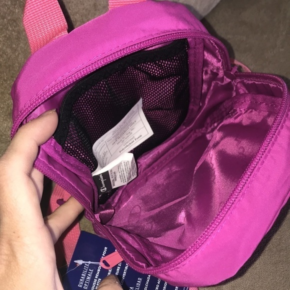 Brand New Champion Pink Ultimate Durability Mini Backpack Padded Tablet Sleeve - Picture 11 of 14